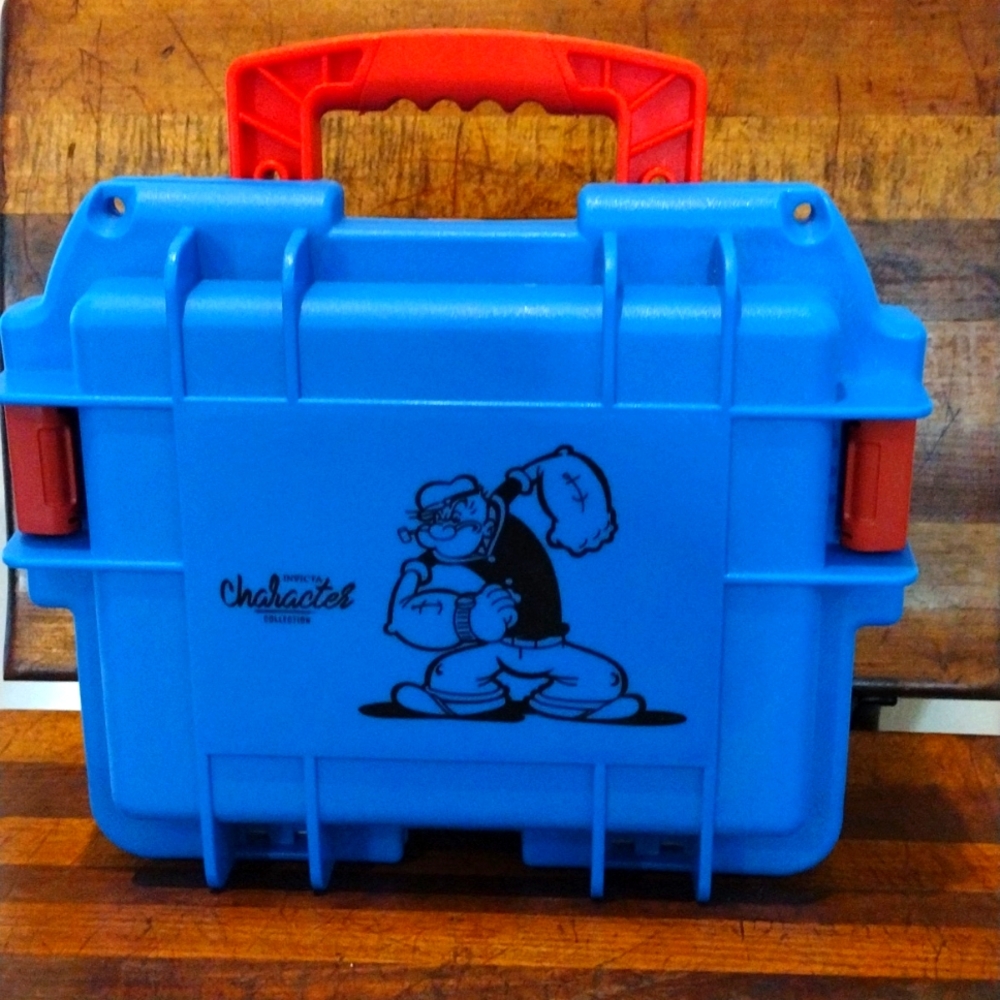 INVICTA Watch Popeye Blue 3 Slot Dive Case